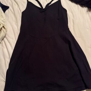 Chic Black Strappy Mini Dress